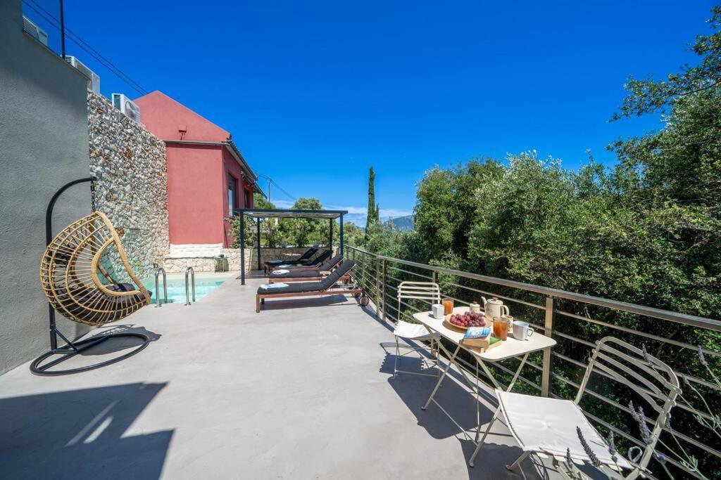 Villa Elisabeth Sea View Private Pool Fiskardo Kefalonia Katsaráta Extérieur photo